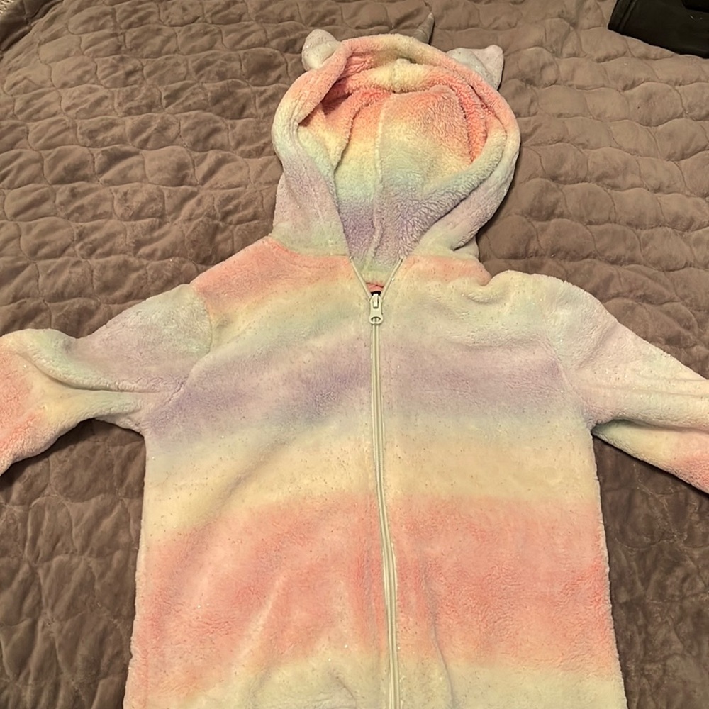 Toddler girl unicorn sweater